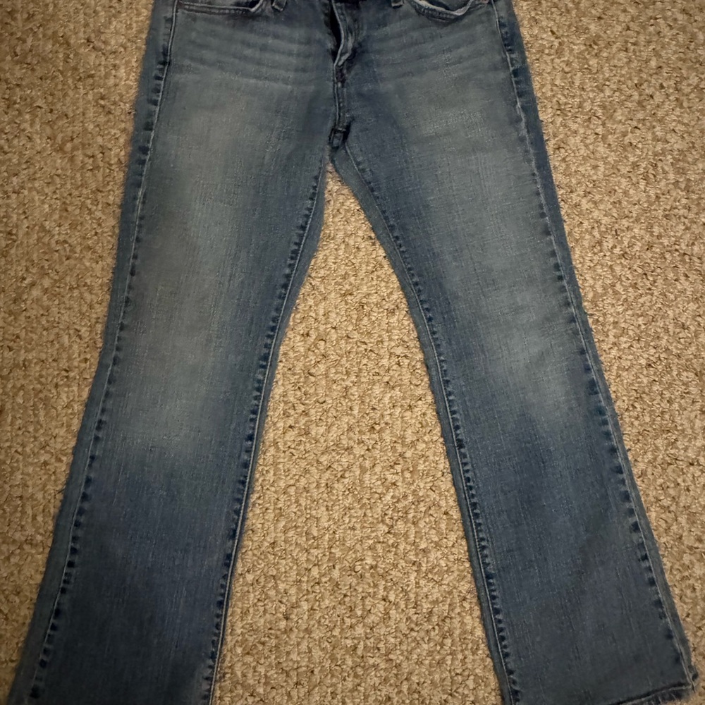 Vintage Levi's Low Boot Cut 545 Women's Flare Jeans in Classic Blue size 8M